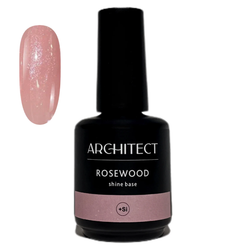 Камуфлирующая крепкая каучуковая база HARD Nail ARCHITECT 12 ROSEWOOD Shine Base 15 ml