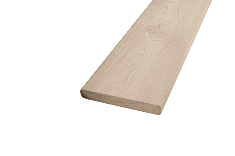Планкен прямой цельный 90 мм (лиственница) сорт С
