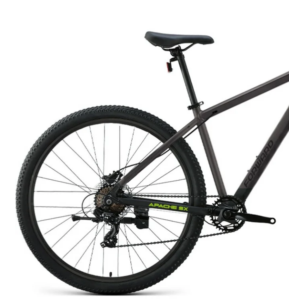 Велосипед 29" FORWARD APACHE SX, рама 19" серый/чёрный 2026
