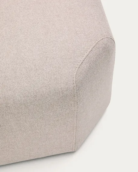 Угловой модульный диван Neom бежевого цвета 75 см