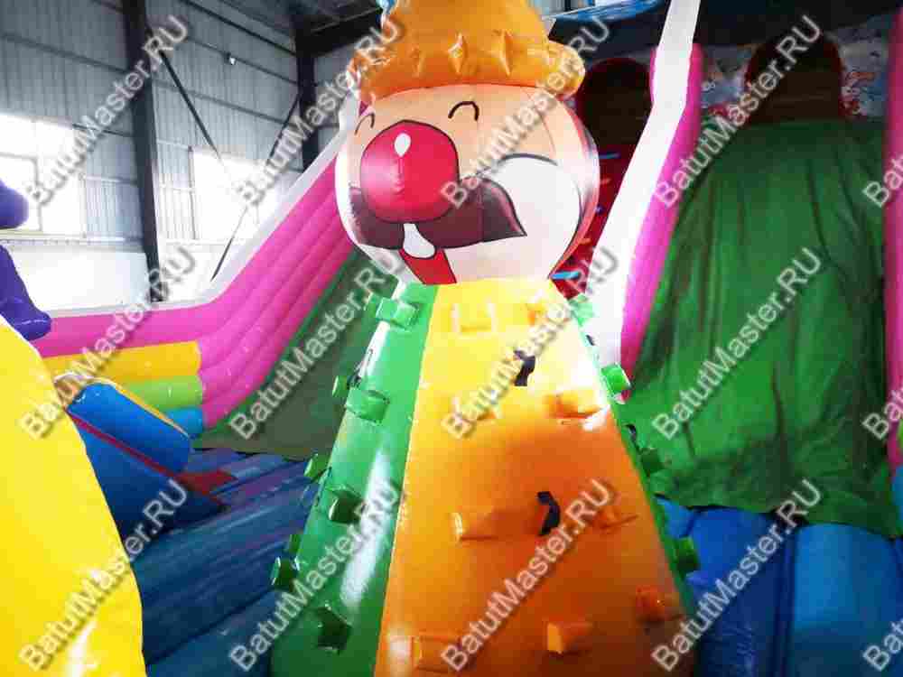 Батут с горкой "В гостях у моря" 12*6*6 м