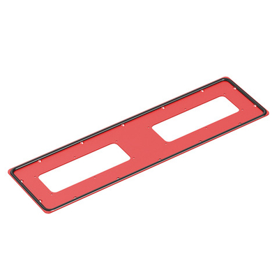 Фланец для монтажа кабельного ввода MMB для корпусов ST, тип 5, 543x153мм, красный RAL3020