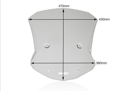 WRS Ветровое стекло Caponord BMW S 1000 XR затемненное BM063F