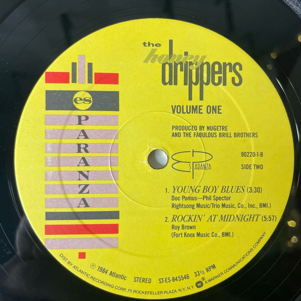 Винтажная виниловая пластинка LP The Honeydrippers Volume One (USA 1984) I Get A Thrill
