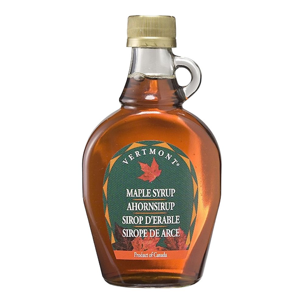 Сироп без сахара кленовый в стеклянной бутылке, 250г (Vertmont)