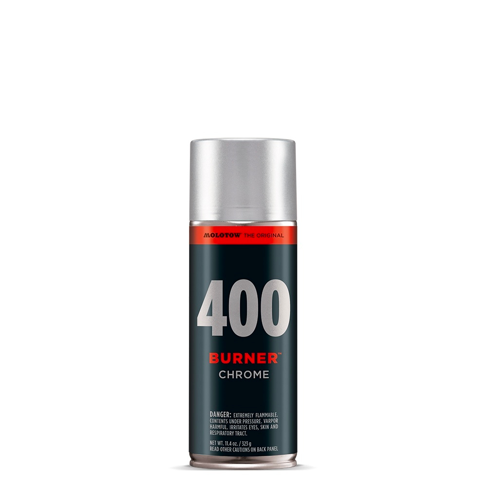 Краска Molotow BURNER - 400мл (Chrome)