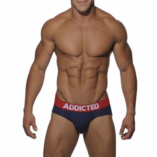 Мужские трусы слипы темно-синие Seobean Addicted Essential Mini Brief Navy