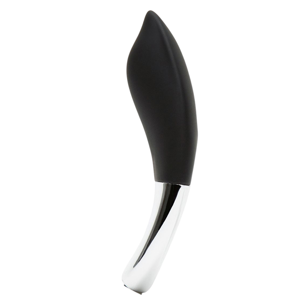 Чёрный вибромассажёр в трусики 8,9см с пультом ДУ Fifty Shades of Grey Relentless Vibrations Remote Panty Vibrator