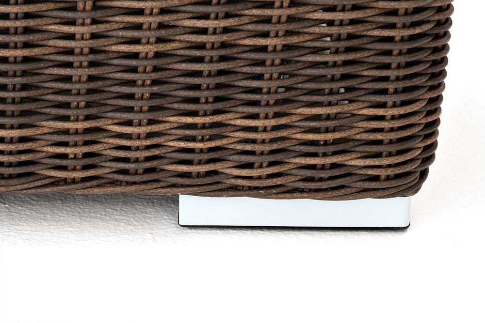 "Боно" диван из искусственного ротанга трехместный, цвет коричневый