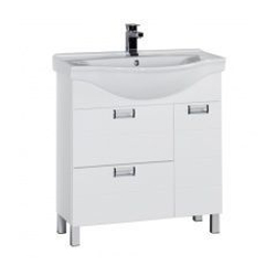 Тумба с раковиной Aquanet Сити 80 белый