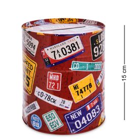 BX-210/4 Металлическая копилка «Route 66»