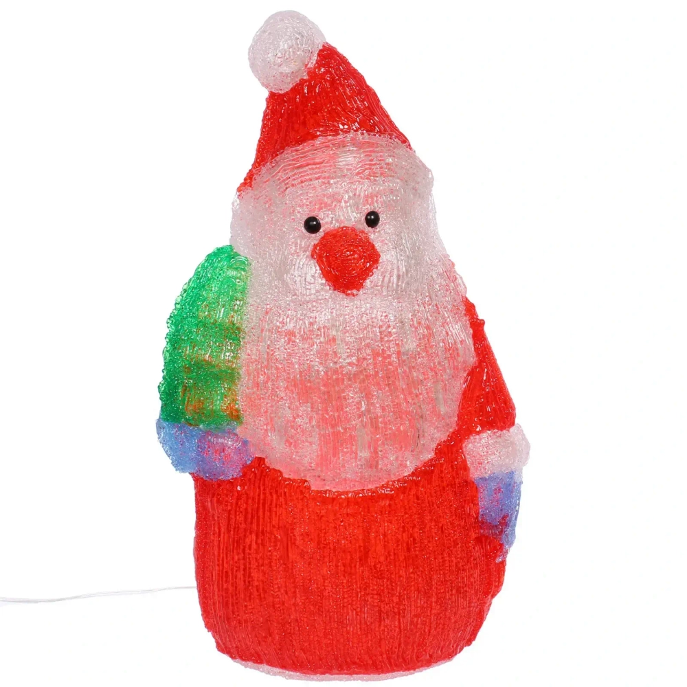 Фигура светодиодная «Снеговик с ёлочкой» 23*17*42 см, 30 ламп LED, авторежим, 220V, Белый