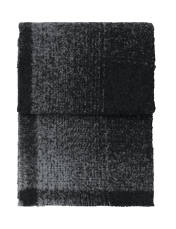 Плед 130x190 Elvang Vulcanic dark grey-light grey фото