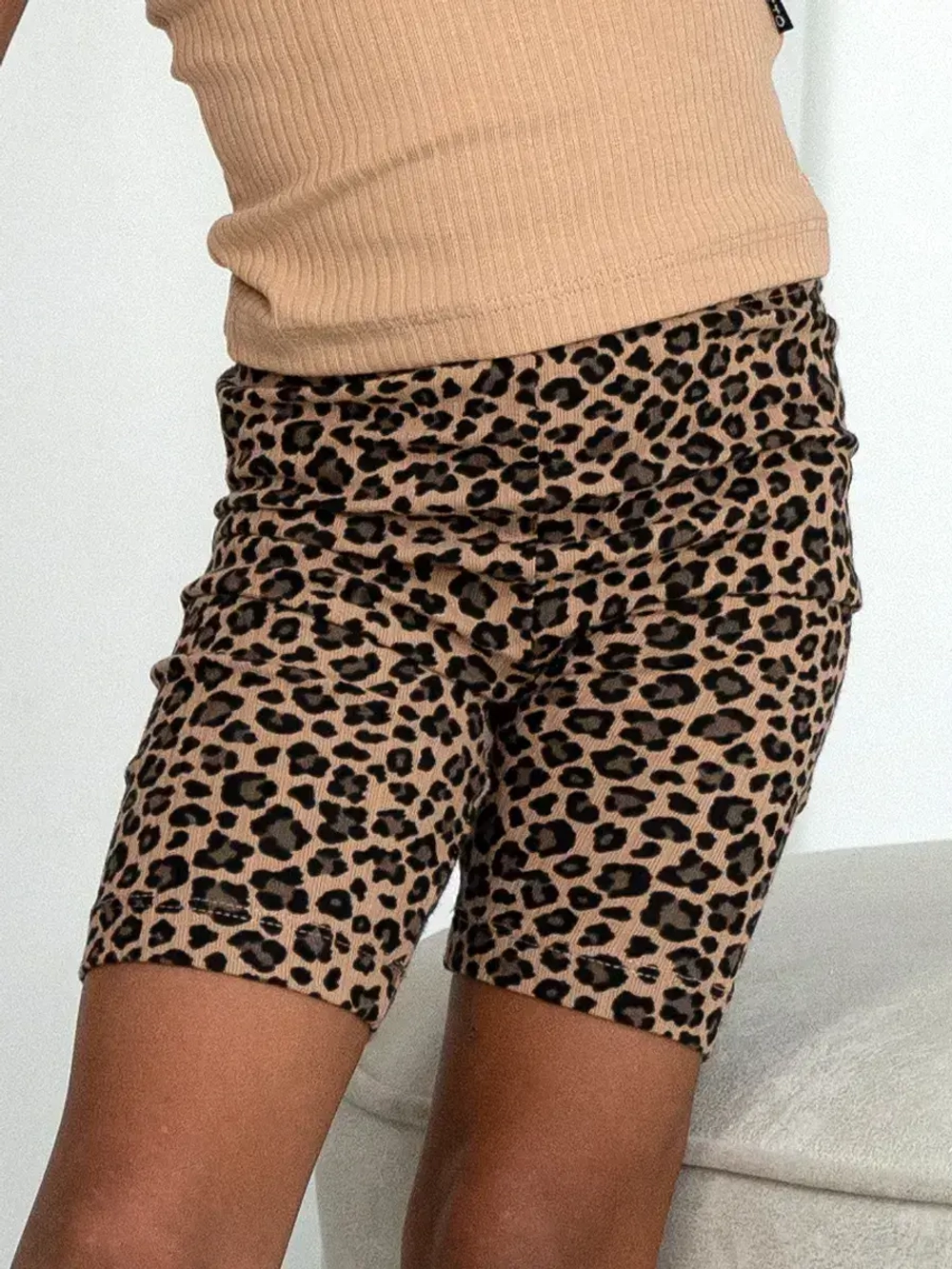 Леопардовые велосипедки для девочки на лето