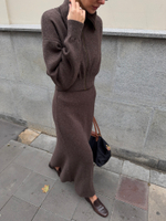 Юбка TATUM, шоколадный