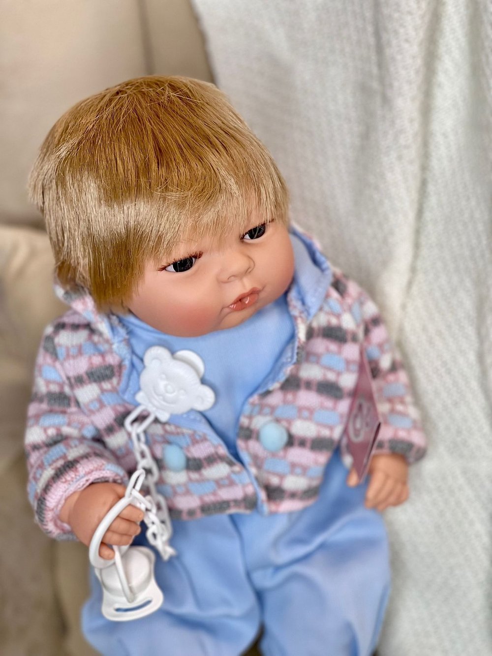 Кукла Berbesa мягконабивная 42см Raul Lloron (4307K)