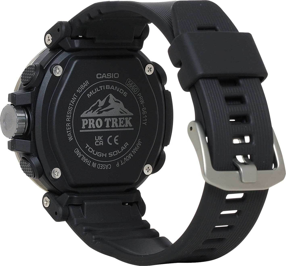 Японские наручные часы Casio Pro Trek PRW-6611Y-1ER с хронографом