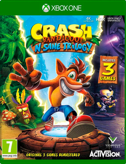 Crash Bandicoot N. Sane Trilogy [Xbox One, английская версия]