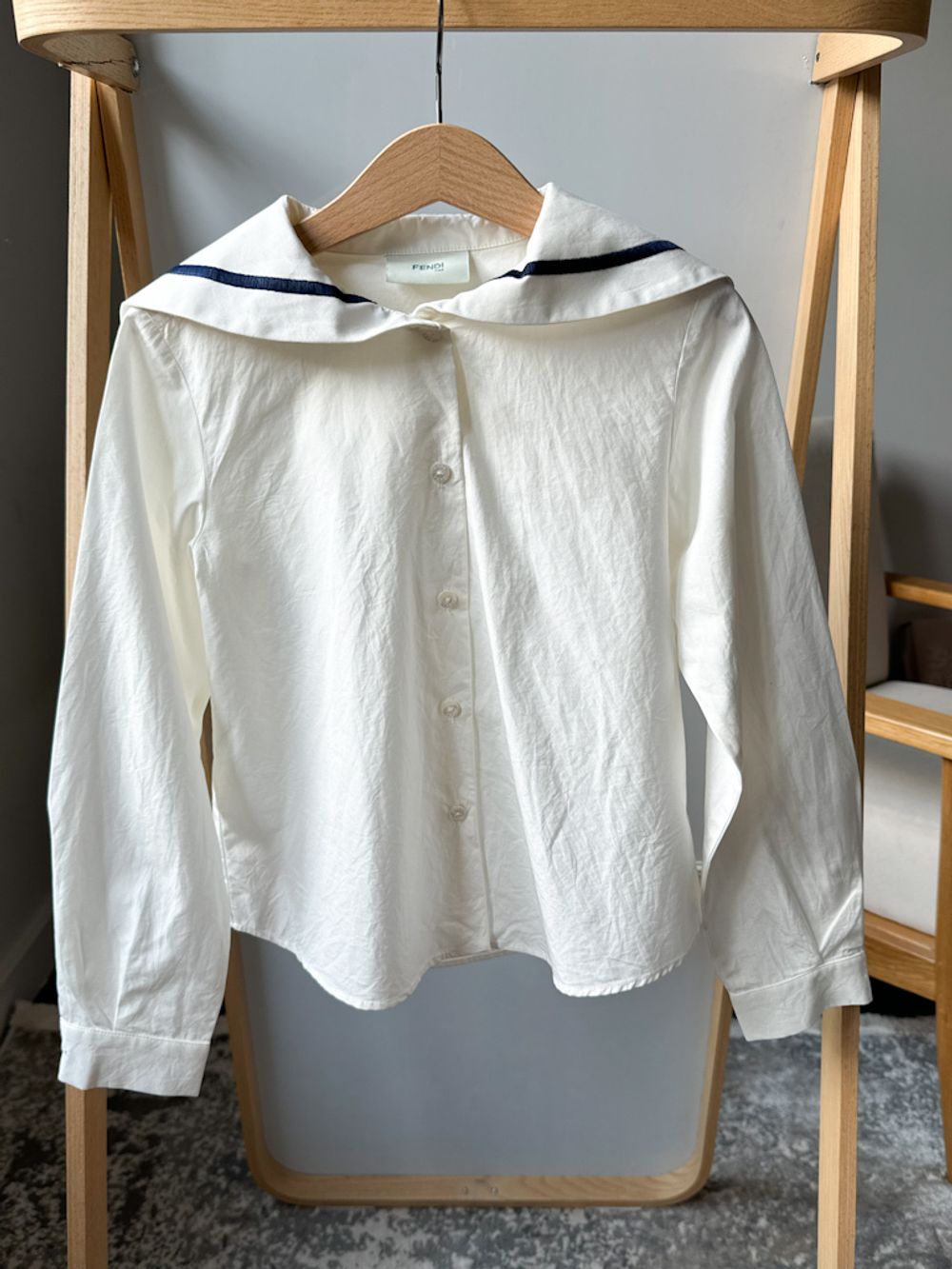 Хлопковая рубашка Fendi, 116