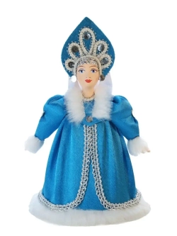 Кукла фарфоровая. Снегурочка