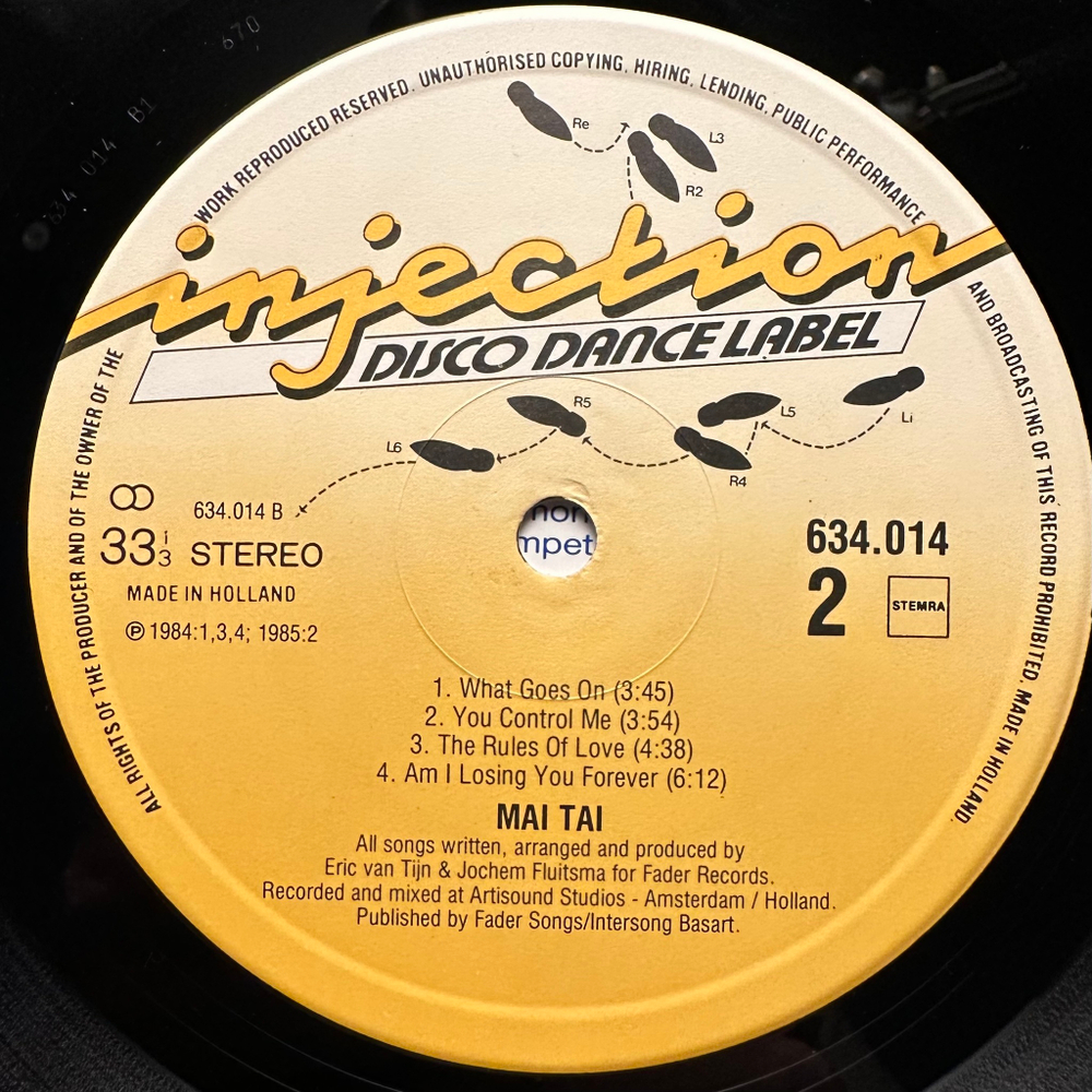 Mai Tai - Mai Tai (Голландия 1985г.)