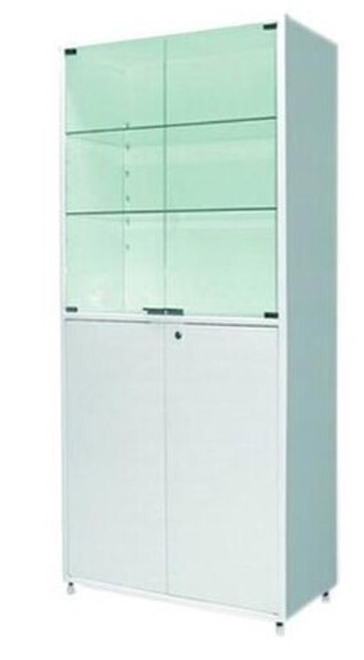 Шкаф медицинский металлический ШМ-02-МСК (код МСК-647.02 и МСК-648.02) двухдверный