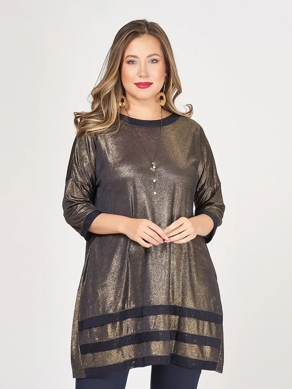 Туника блестящая