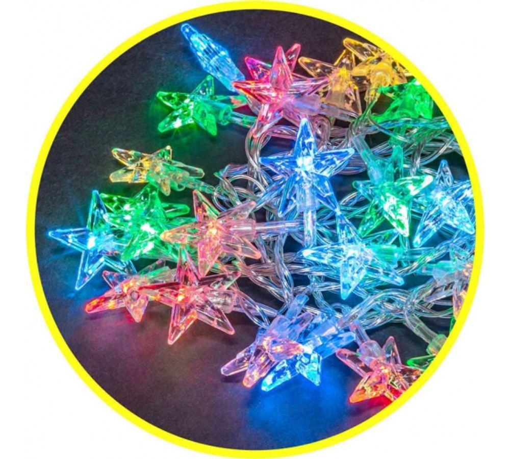 Гирлянда Navigator 14 043 NGF-D005-30RGBY-230-звездочки