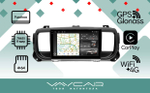 Магнитола для Citroen SpaceTourer 2016-2022 - Vaycar VA14-0555-2K на Android 13, 8-ядер, 2K QLED, ТОП процессор, CarPlay,4G SIM-слот