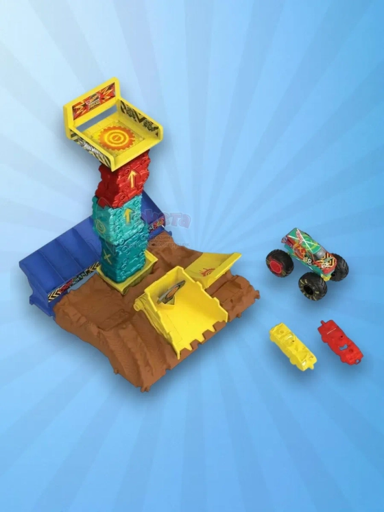 Автотрек трек Хот Вилс Монстр Трак Арена Monster Truck