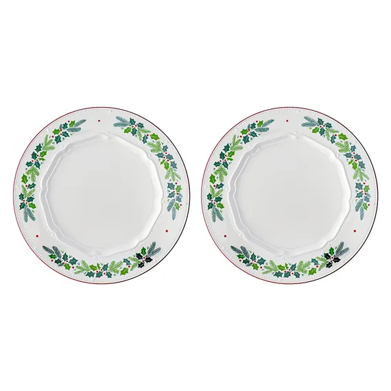 Набор из двух тарелок nordic winter из коллекции new year essential, D27 см