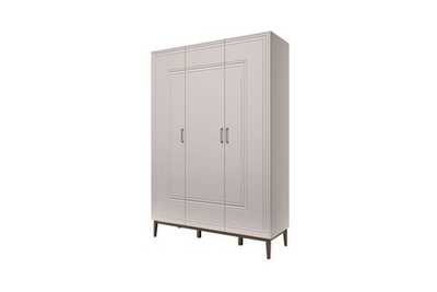 Шкаф ШР-3 Гориция Персидский Жемчуг/Лак Льняной