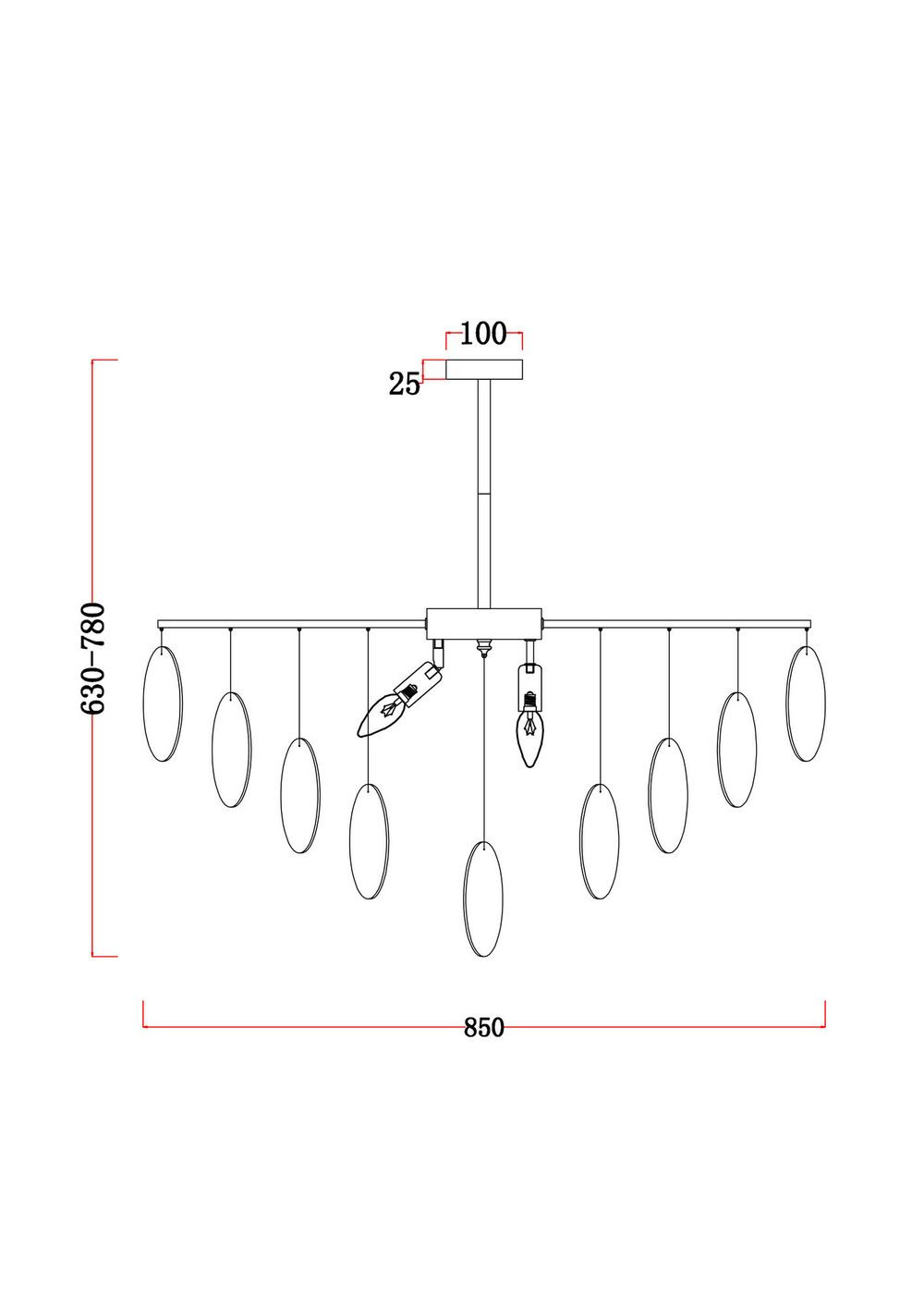 Люстра Freya FR5104PL-08N