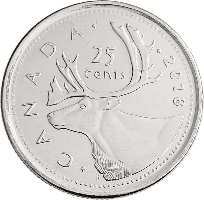 25 центов 2018 Канада