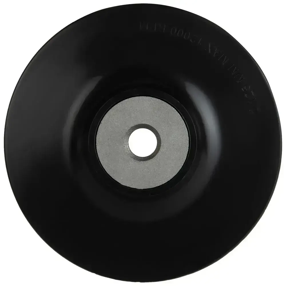 Тарелка опорная гладкая / оправка DEBEVER для фибровых кругов на УШМ 125 мм М14, жесткая