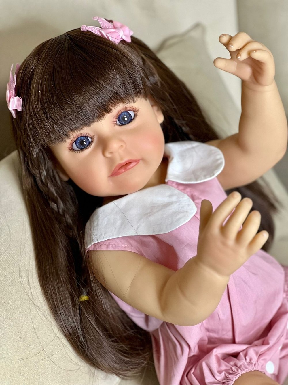 Кукла Реборн виниловая 55см в пакете (FA-171)