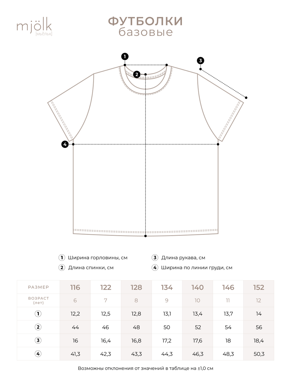 Футболка базовая Mjölk Steel Grey