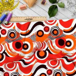 Ткань премиум Оксфорд 600D футуристическая иллюзия