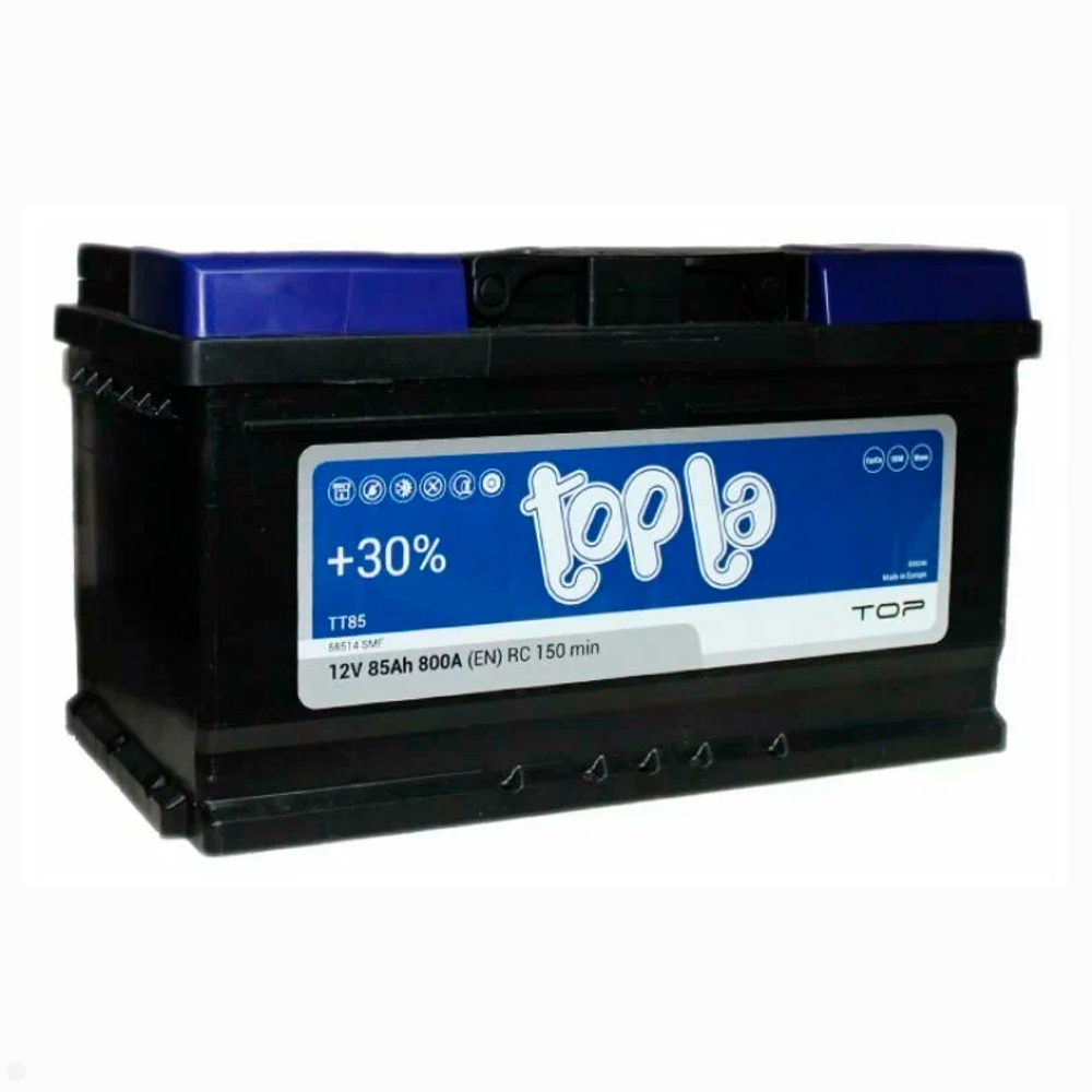 Аккумулятор TOPLA Top (85Ah, 800A, R+)