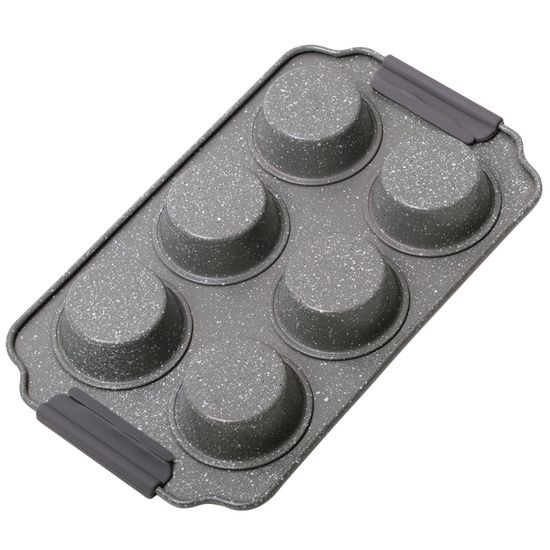 Форма для запекания порционная Kamille KM-6038 (30х18х3 см) из углеродистой стали с 6 отделениями