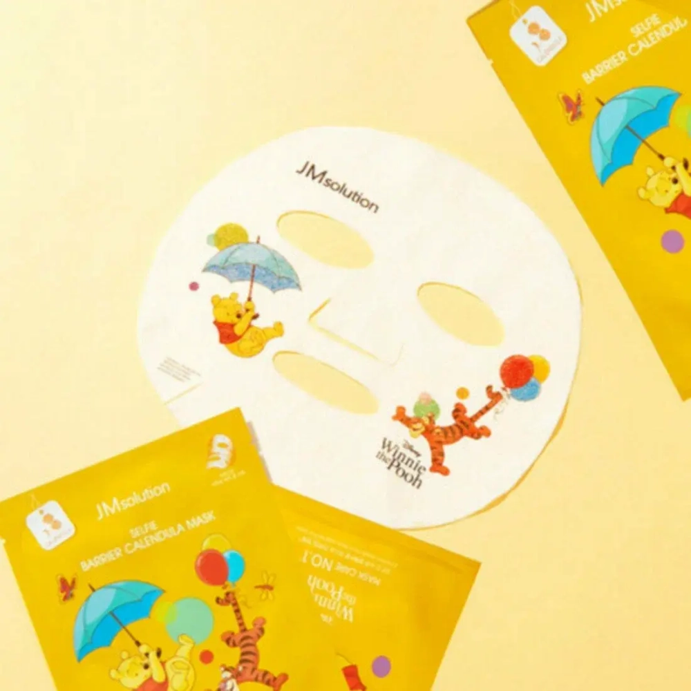 JMsolution Selfie Barrier Calendula Mask, 30ml*1ea, Тканевая маска с экстрактом календулы