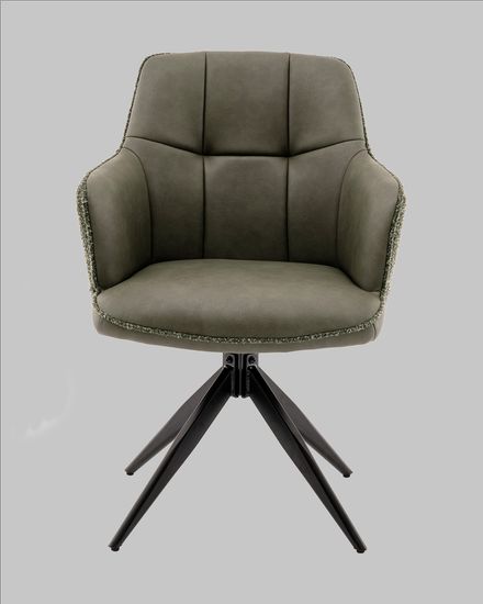 Стул обеденный Naya зеленый экокожа букле