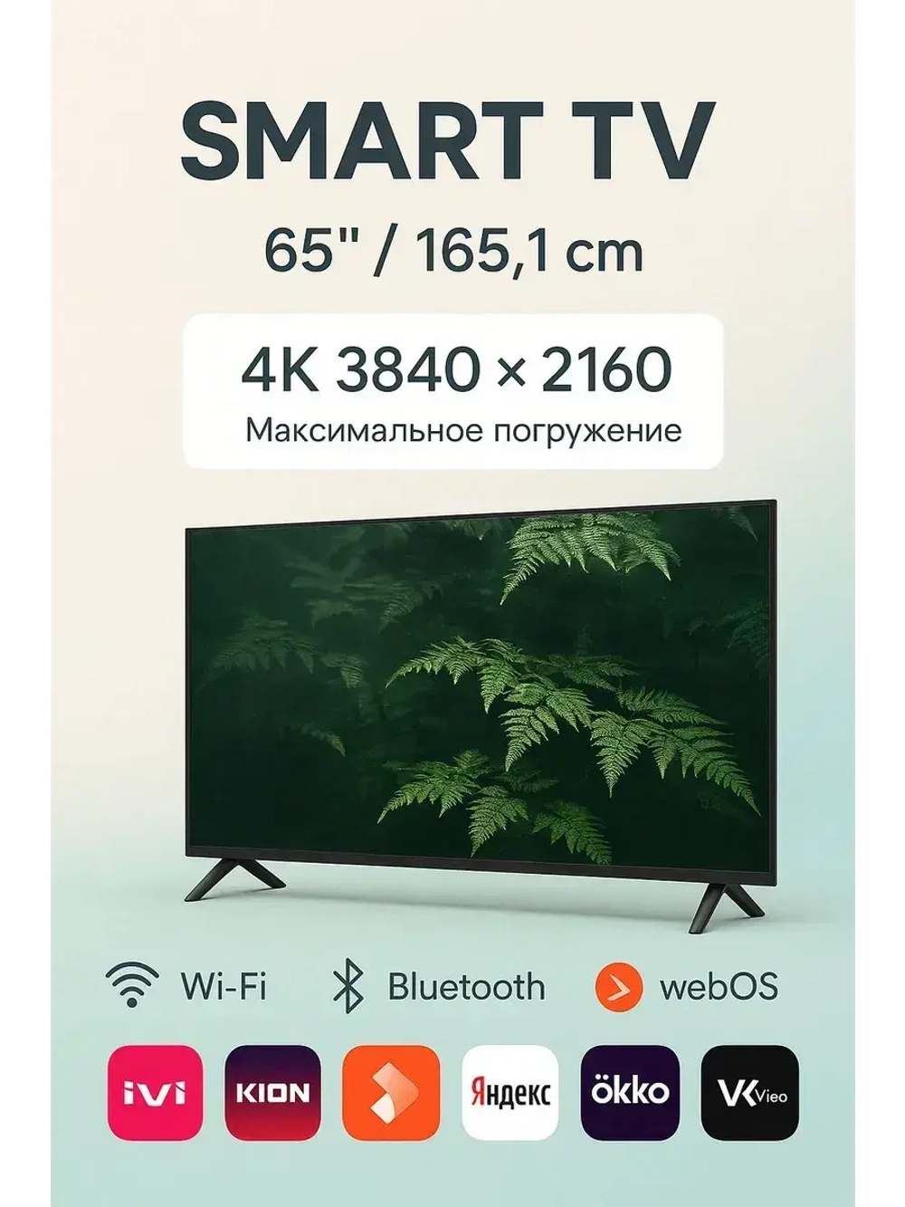 Телевизор 65 дюймов Webos