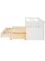 IKEA Кушетка-кровать раздвижная HEMNES, белая, 80*200/160*2000, КЫМОР (ИКЕА ХЕМНЭС)(IKEA HEMNES)