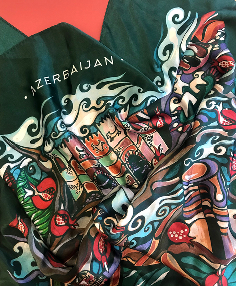 Женская косынка &quot;Баку&quot;