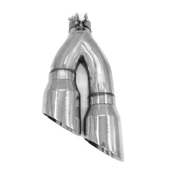 Насадка на глушитель AFM2-63-89L полированная большой скос