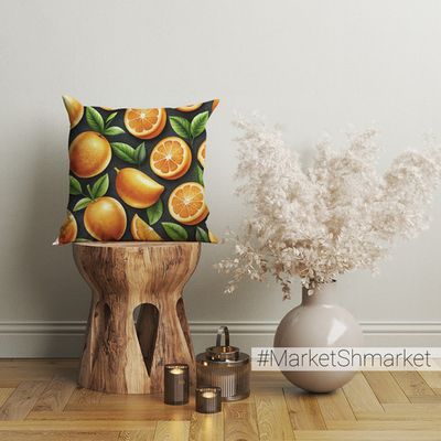 Наволочка декоративная с принтом 