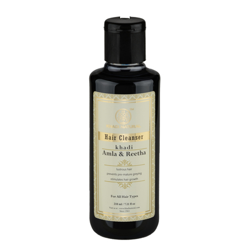 Шампунь для волос Khadi Natural Amla and Reetha Амла и Ритха 210 мл