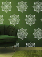 Трафарет для стен из пластика многоразовый 014