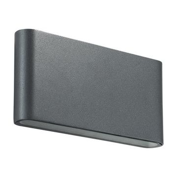 Уличный настенный светильник светодиодный 357422 темно-серый Kaimas Novotech